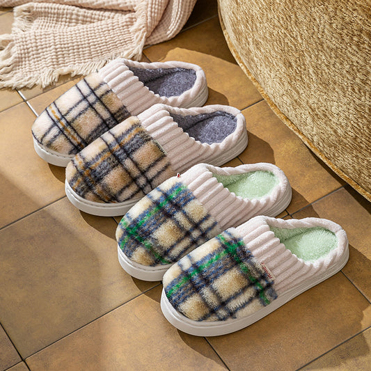 Leisure Home Comfortable Soft Cotton Slippers - Bests Sale