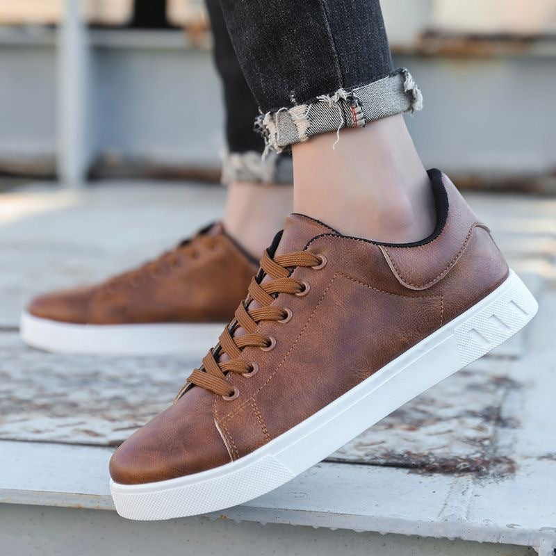 Lace-up Flat Shoes Men's Fashion Casual Shoes - Bests Sale