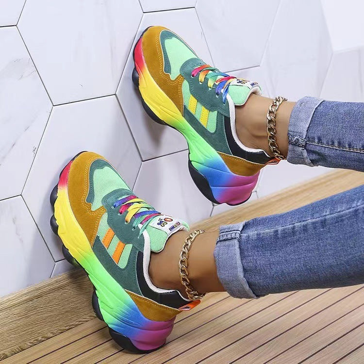 Spring And Autumn Color Dad Shoes - Bests Sale