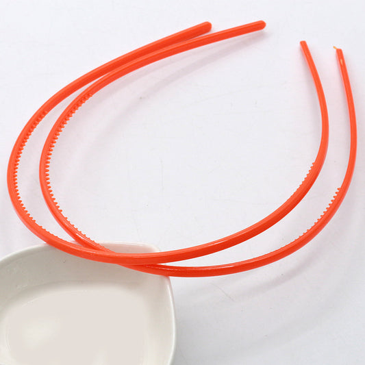 Fashion Candy Color Thin Hair Band  Plastic Acrylic Hairpin - Bests Sale