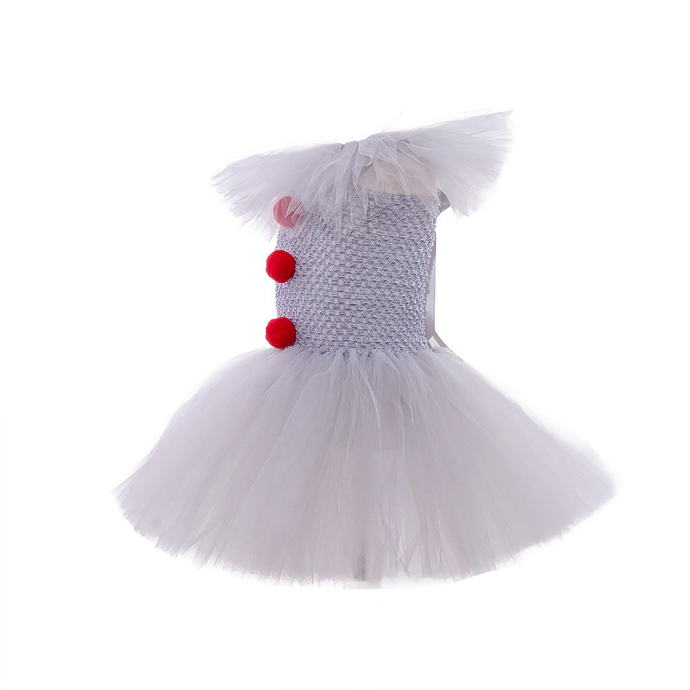 Mesh Princess Dress Set Children's Halloween Costume Bests Sale