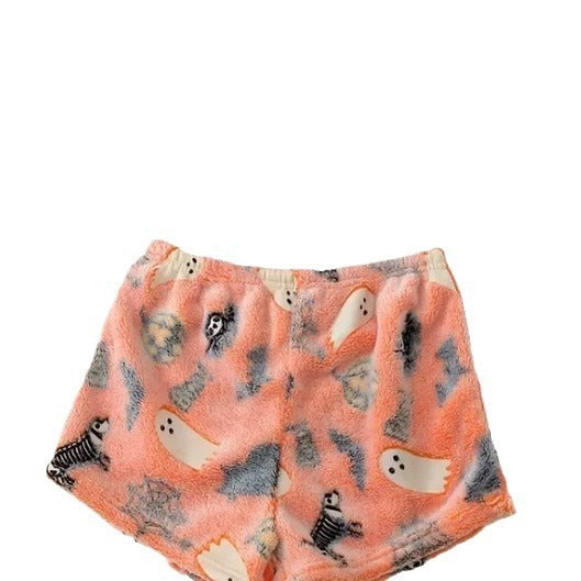 Women's Halloween Luminous Flannel Pajamas - Bests Sale