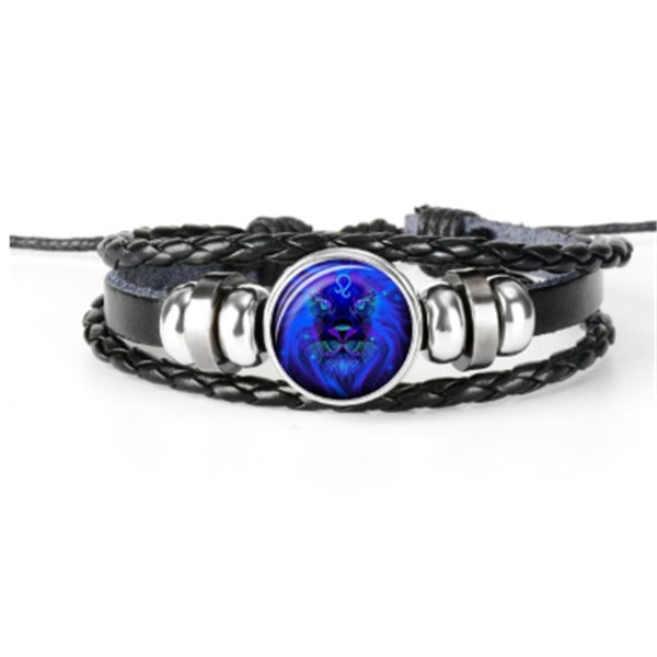 Zodiac Constellation Bracelet Braided Design Bracelet For Men Women Kids - Bests Sale