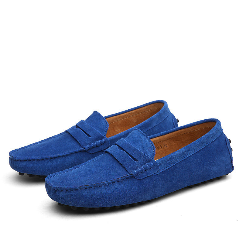 Men's Genuine Leather British Casual Peas Shoes - Bests Sale