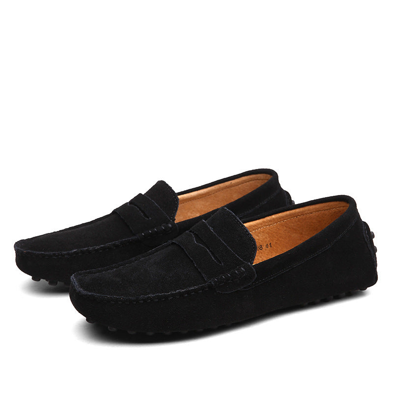 Men's Genuine Leather British Casual Peas Shoes - Bests Sale
