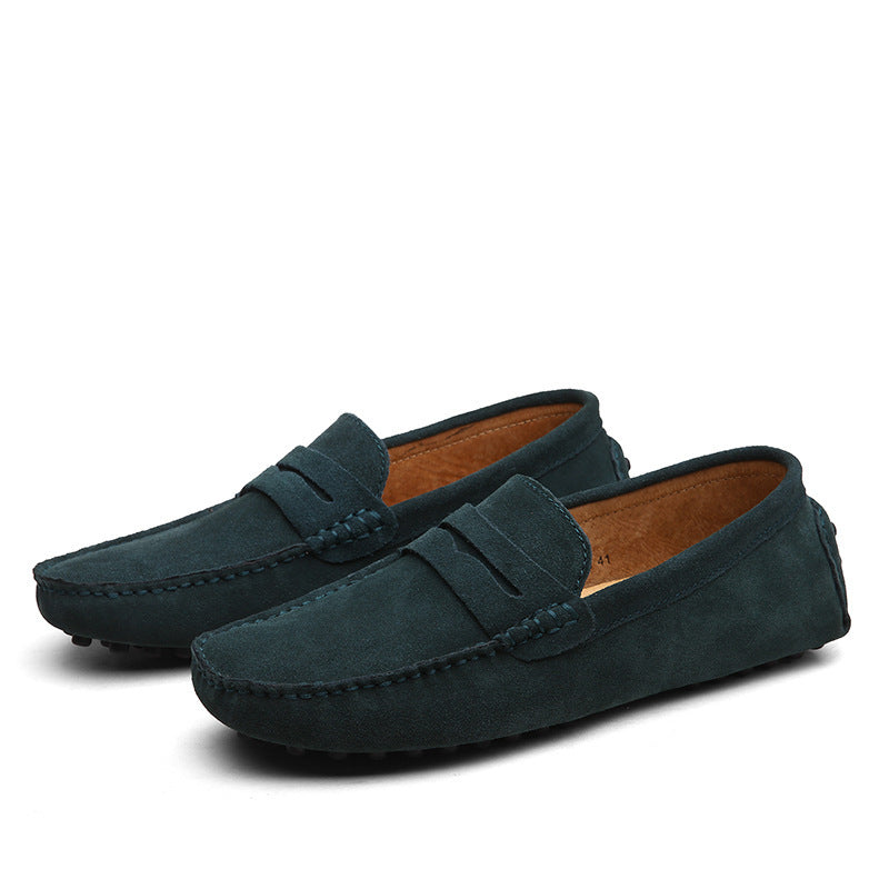 Men's Genuine Leather British Casual Peas Shoes - Bests Sale