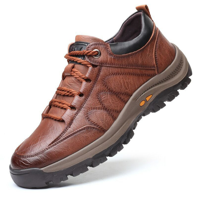 Casual Leather Shoes Outdoor Hiking Shoes - Bests Sale