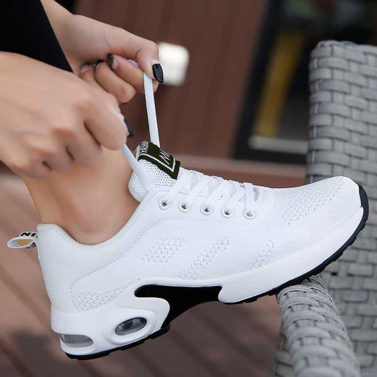 Ghost Step Dance Shoes Women's Mesh Sports Dance Shoes Soft Sole Square Dance Shoes - Bests Sale