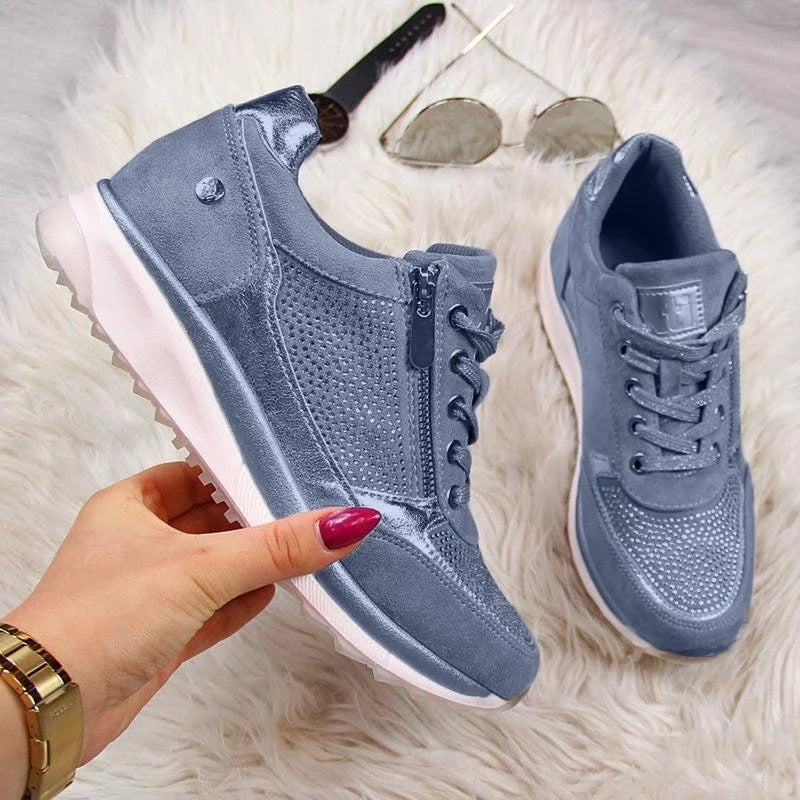 Thick-soled Daddy Shoes Women's Solid Color Casual Shoes Women's Shoes - Bests Sale