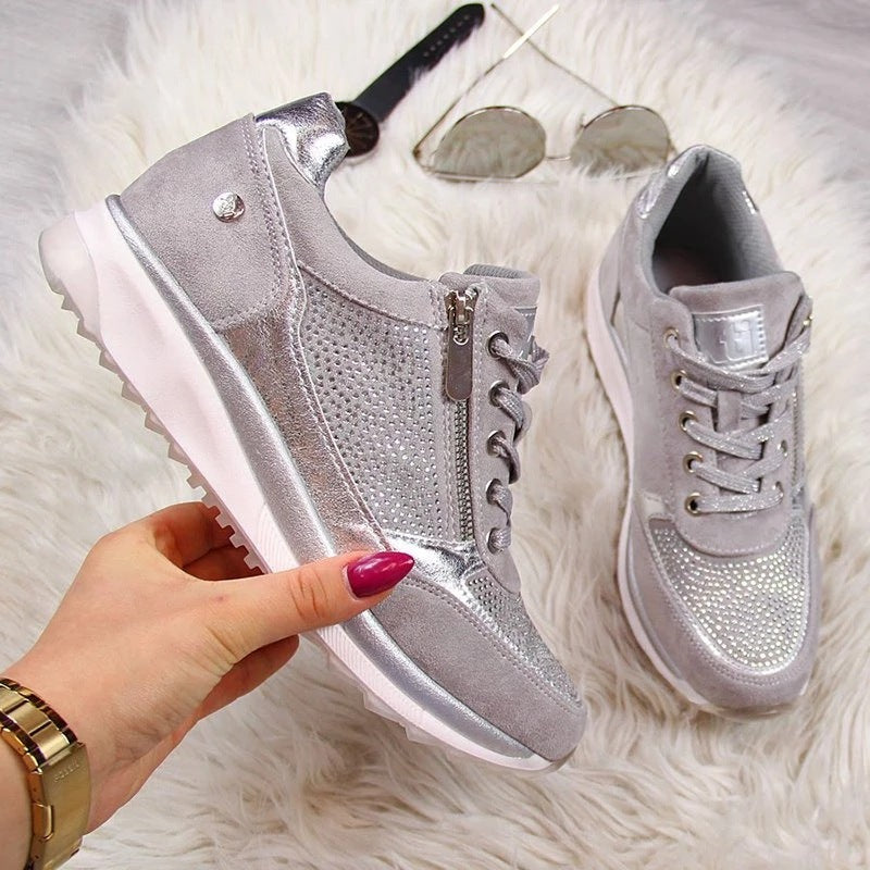 Thick-soled Daddy Shoes Women's Solid Color Casual Shoes Women's Shoes - Bests Sale