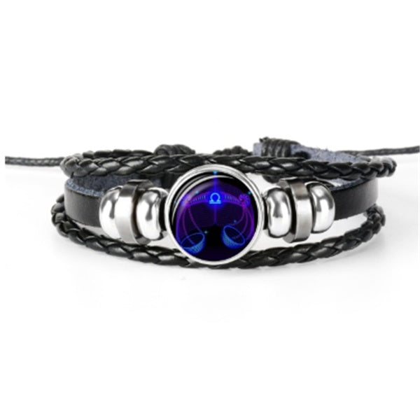 Zodiac Constellation Bracelet Braided Design Bracelet For Men Women Kids - Bests Sale