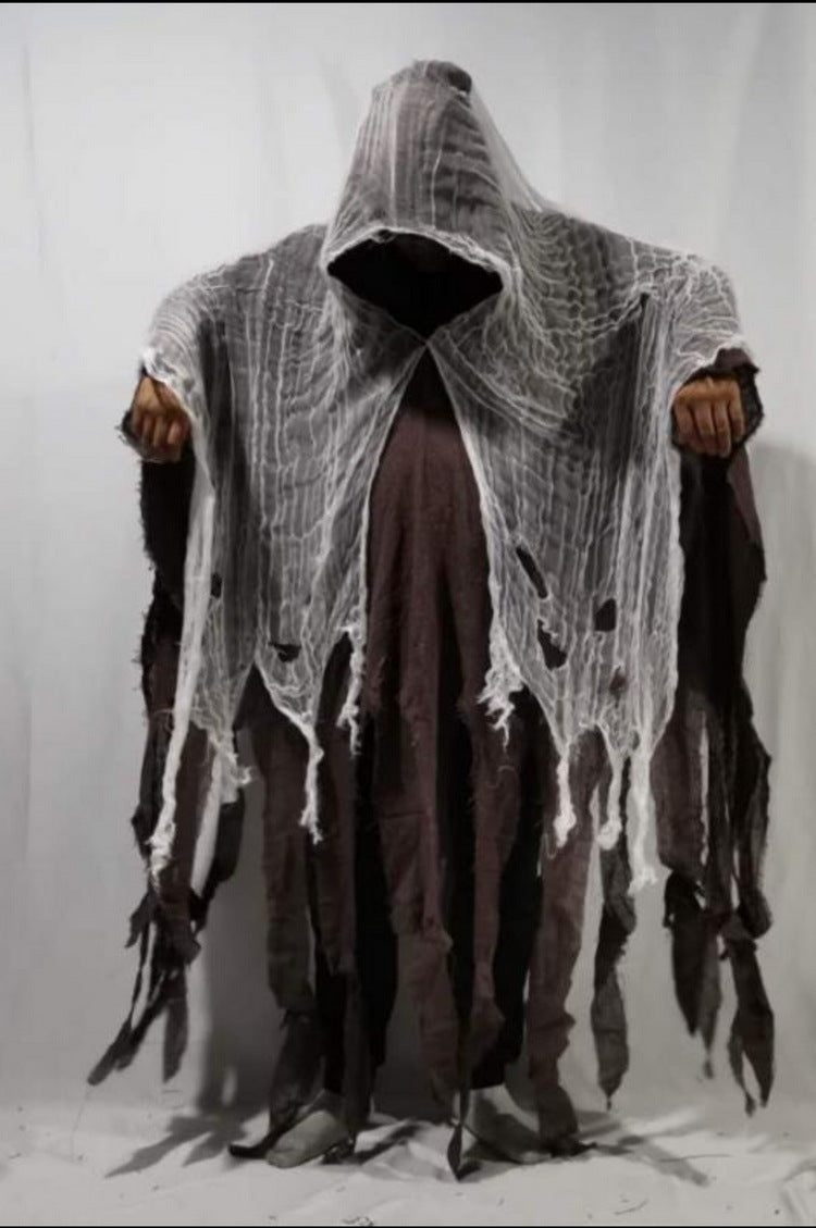 Halloween Cloak Cos Zombie Clothing Skull Cloak Props - Bests Sale