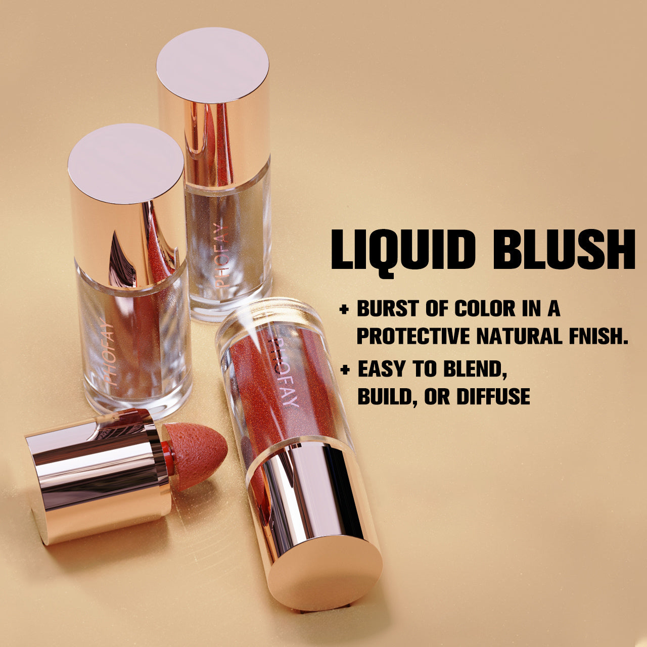 PHOFAY Mousse Liquid Blush - Bests Sale