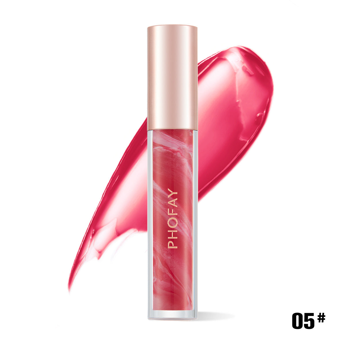 PHOFAY Rose Blooming Hydrating Lip Gloss - Bests Sale