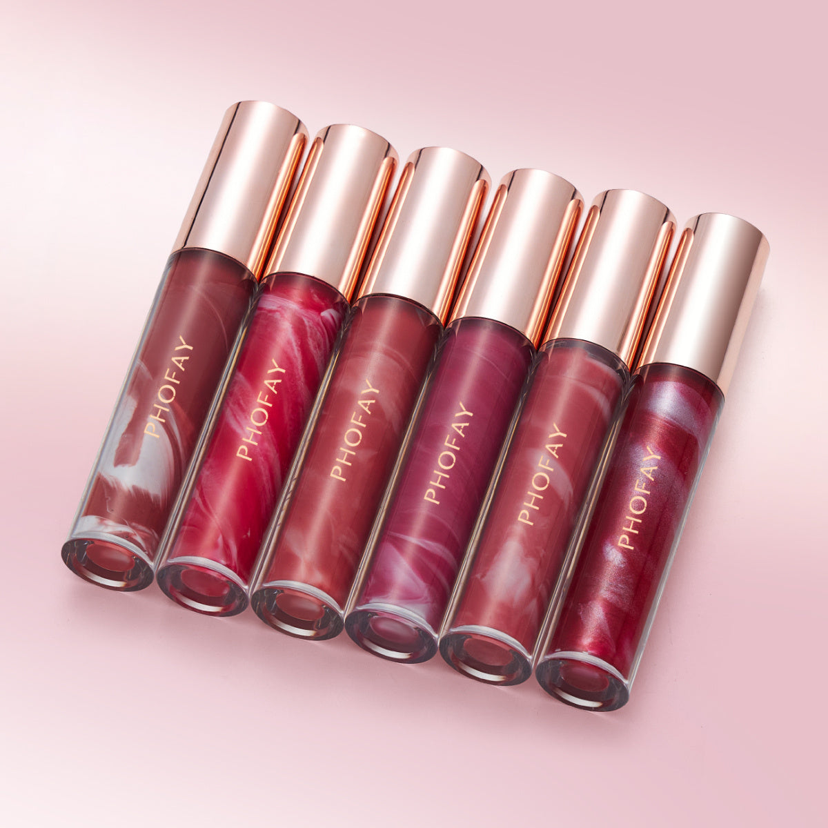 PHOFAY Rose Blooming Hydrating Lip Gloss - Bests Sale