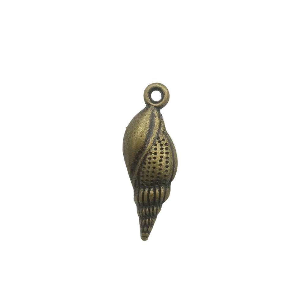 Retro Tibetan Silver Antique Brass Alloy DIY Accessories Marine Turtle Shell Necklace Bracelet Jewelry - Bests Sale