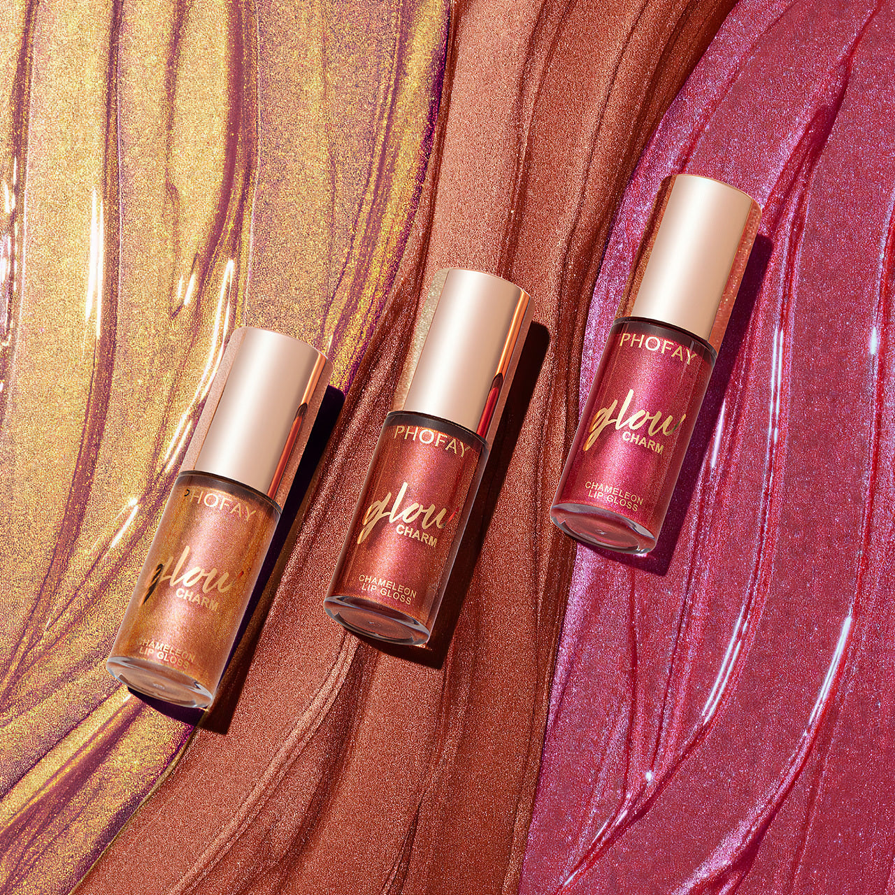 PHOFAY Moisturizing Shimmer Lip Gloss - Bests Sale