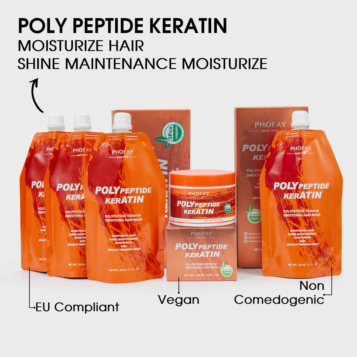 PHOFAY POLY KERATIN BURNT HAIR RESTORATION CREAM - Bests Sale