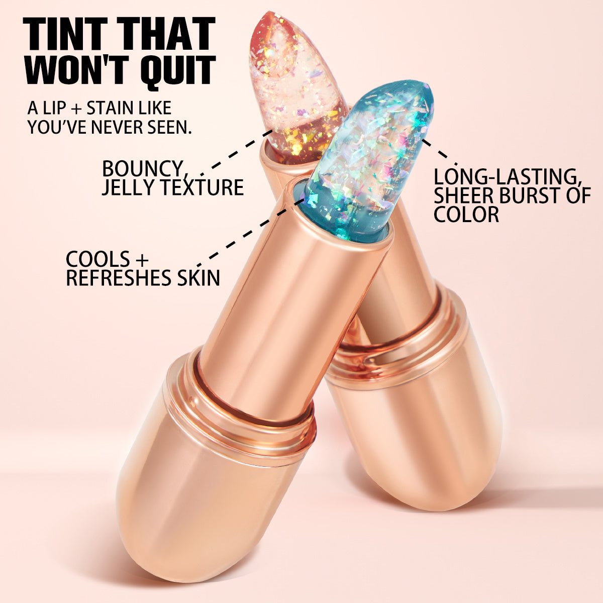 PHOFAY Moisturizing Jelly Warm Lipstick - Bests Sale