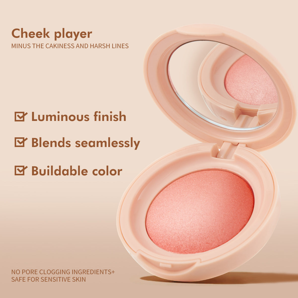 PHOFAY Luminous Powder Blush - Bests Sale