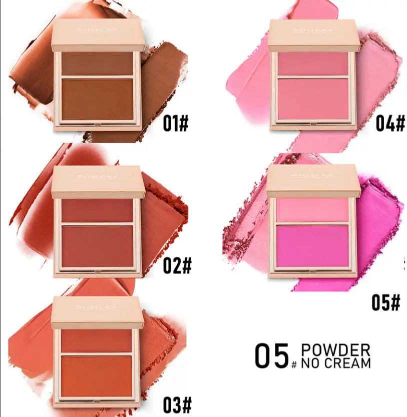 PHOFAY Double-Take Cream & Powder Blush Duo - Bests Sale