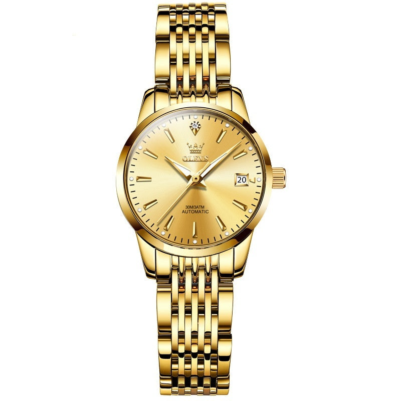 Automatic Mechanical Watch Minimalist Thin Women's Watch - Bests Sale