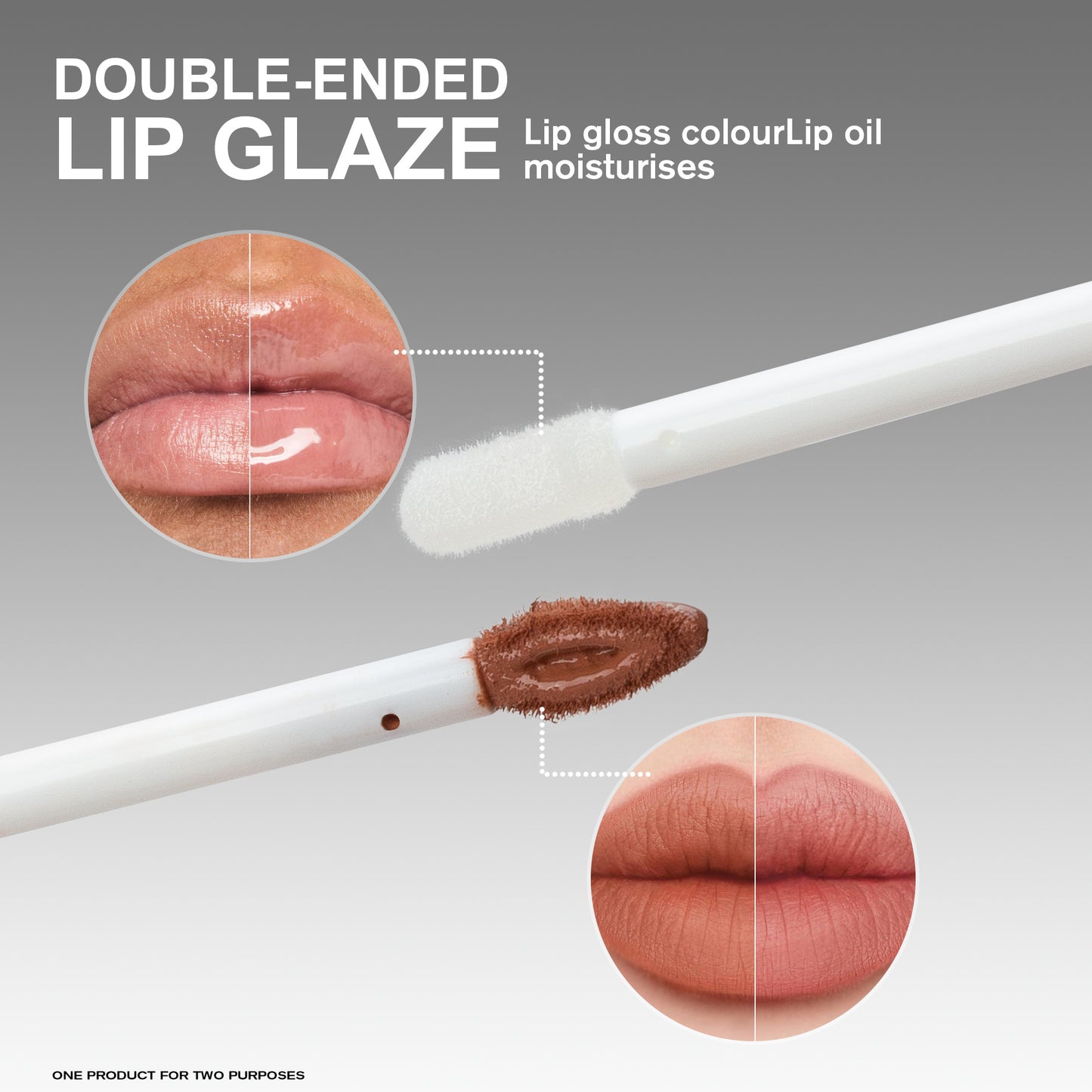 CL021 Double Head Non-stick Cup Lip Gloss - Bests Sale