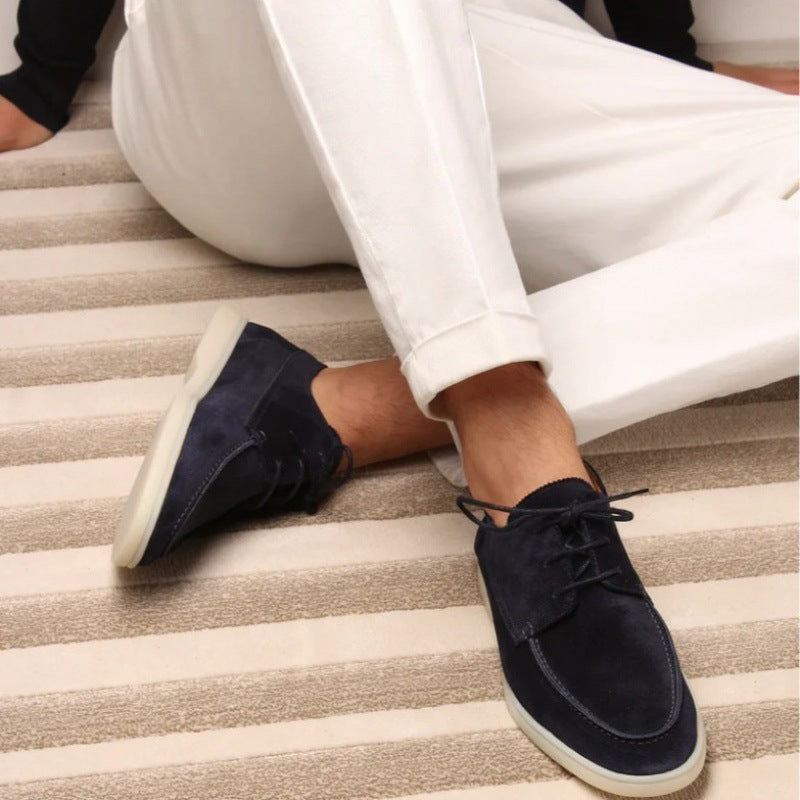 Summer New Foreign Trade Style European And American British Lace Up Men's Plus Size Casual Men's Shoes - Bests Sale