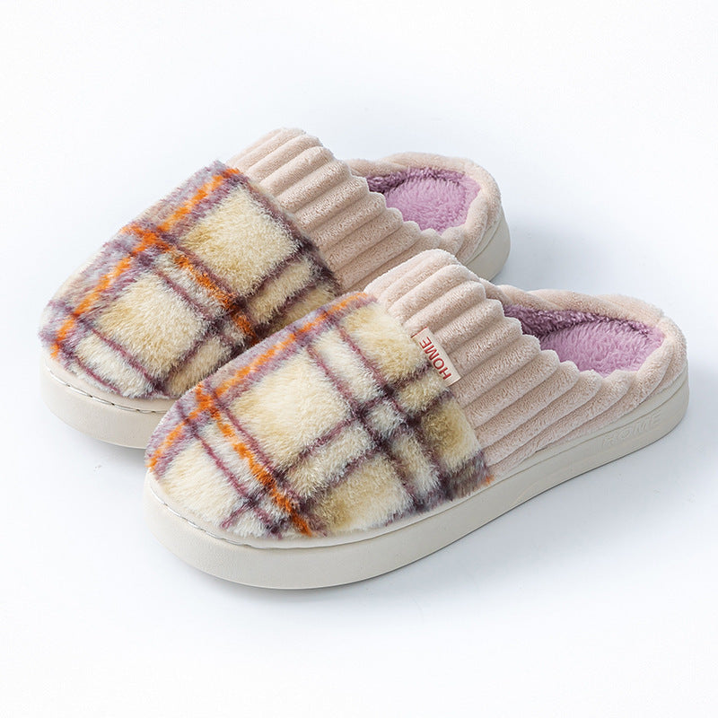 Leisure Home Comfortable Soft Cotton Slippers - Bests Sale
