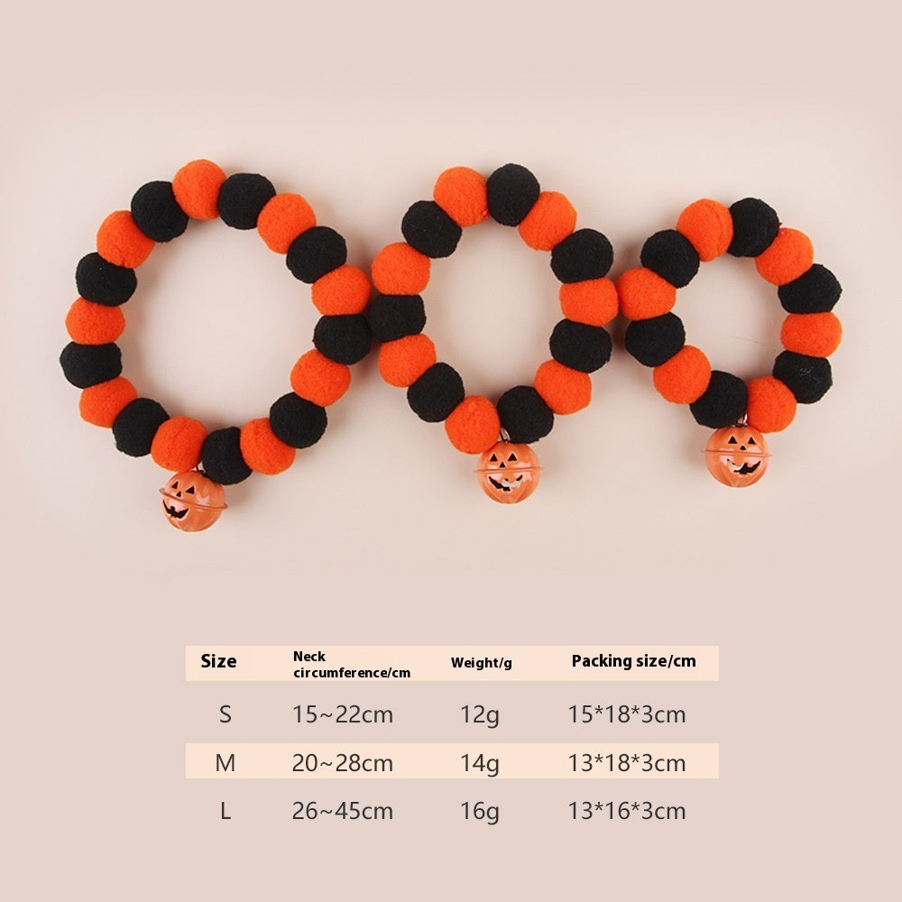 Naughty Cat Collar Pet Trick Or Treat Pumpkin Collar Bests Sale