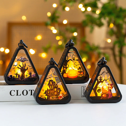 Halloween Decorations Portable Pumpkin Lamp Layout Props Bests Sale