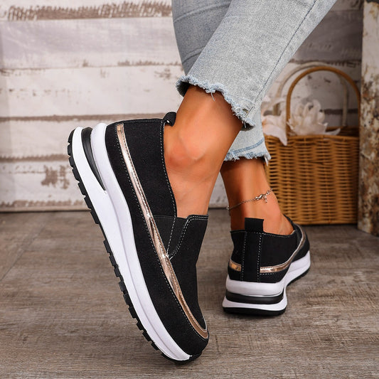 Autumn And Winter New Platform Soft Leather Soft Bottom Women's Shoes - Bests Sale