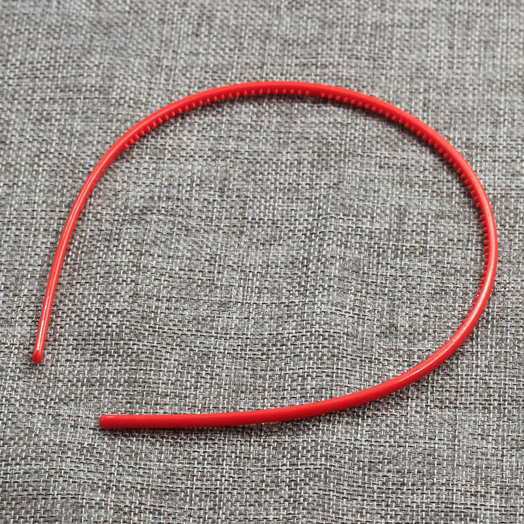 Fashion Candy Color Thin Hair Band  Plastic Acrylic Hairpin - Bests Sale