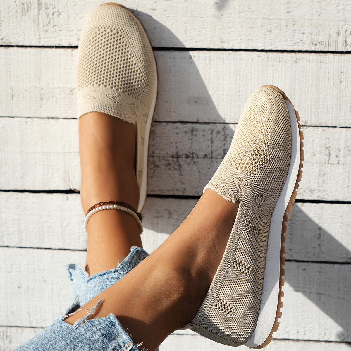 Women's Fashion Mesh Breathable Casual Pumps - Bests Sale