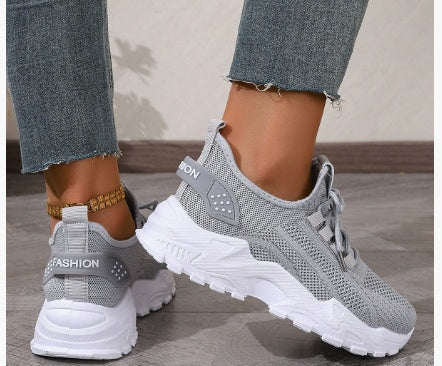 Flyknit Mesh Women's Thin Breathable Sports Casual Shoes - Bests Sale