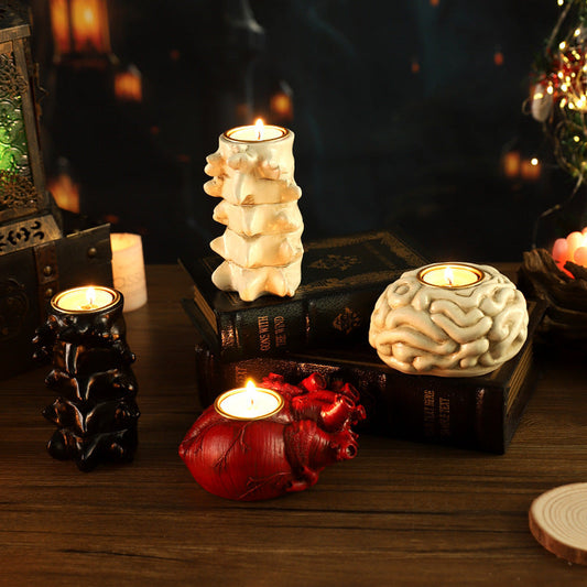 Halloween Heart Candlestick Decoration Horror Decoration Props Bests Sale
