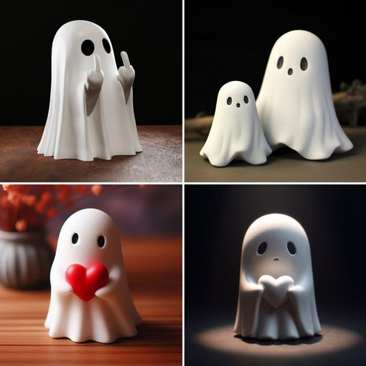 Halloween Middle Finger Love Ghost Ornaments Bests Sale