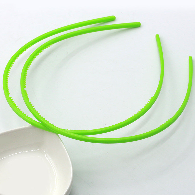 Fashion Candy Color Thin Hair Band  Plastic Acrylic Hairpin - Bests Sale
