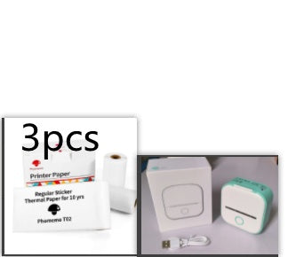 Portable Mini Thermal Label Printer Home Photo Printer Student Wrong Question Printer Bluetooth-compatible Mini Label Printer Price Tag Coffee Jasper