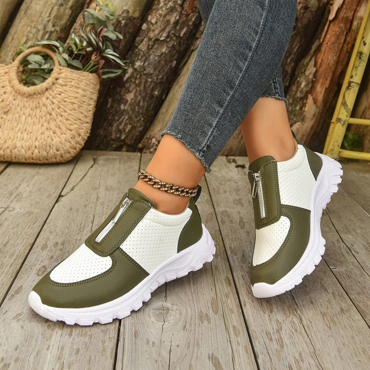 Women's Color Matching Casual Shoes Outdoor Sneakers - Bests Sale