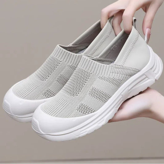 Women's One Pedal Shoes Lazy Soft Bottom Not Tired Feet Breathable Shoes - Bests Sale