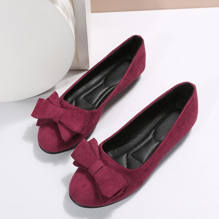 Fashion Bowknot Flats Shoes Casual Round Toe Loafers Cozy Shoes For Women - Bests Sale