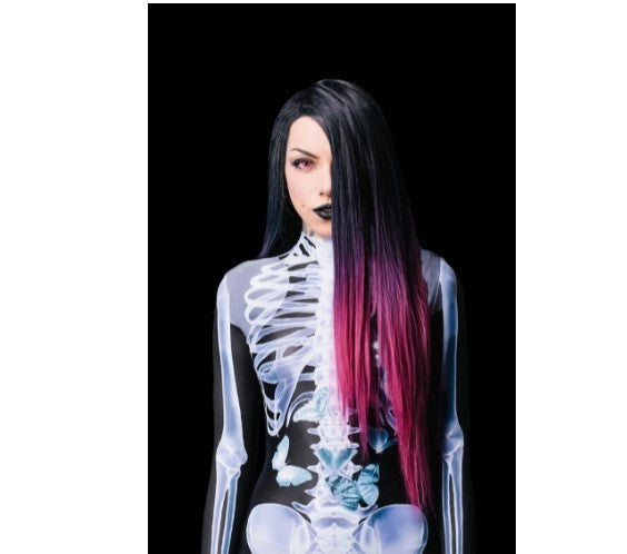 Halloween Long Sleeve Tights See-through Skeleton 3D Printed One-piece Bests Sale