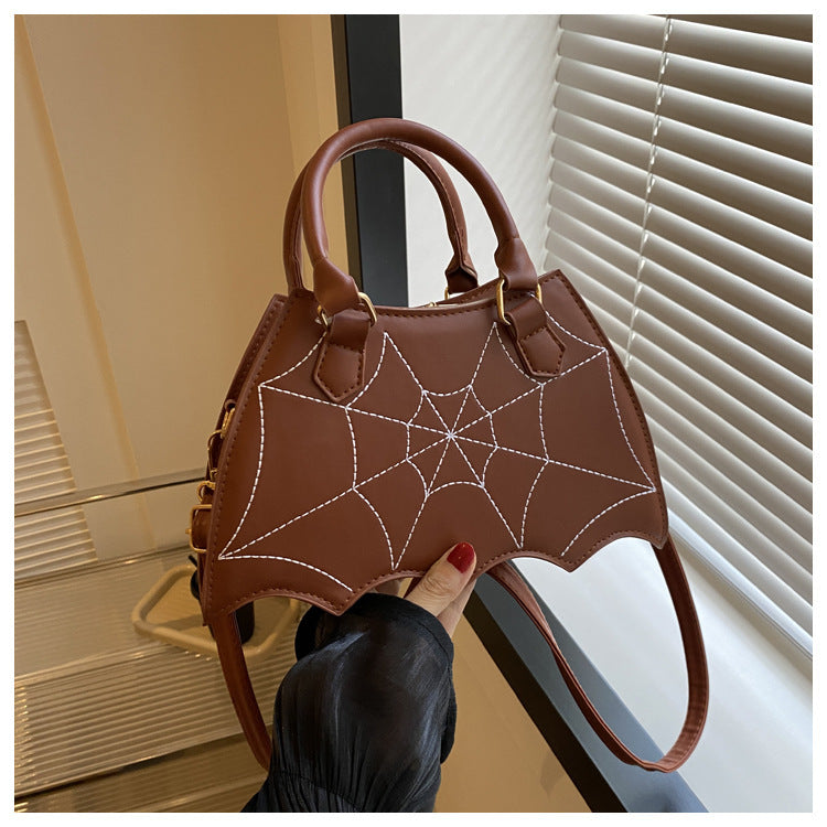 Halloween Spider Web Saddle Bags Fashion Personality Crossbody Shoulder Bag With Handle Women's Handbags Bests Sale