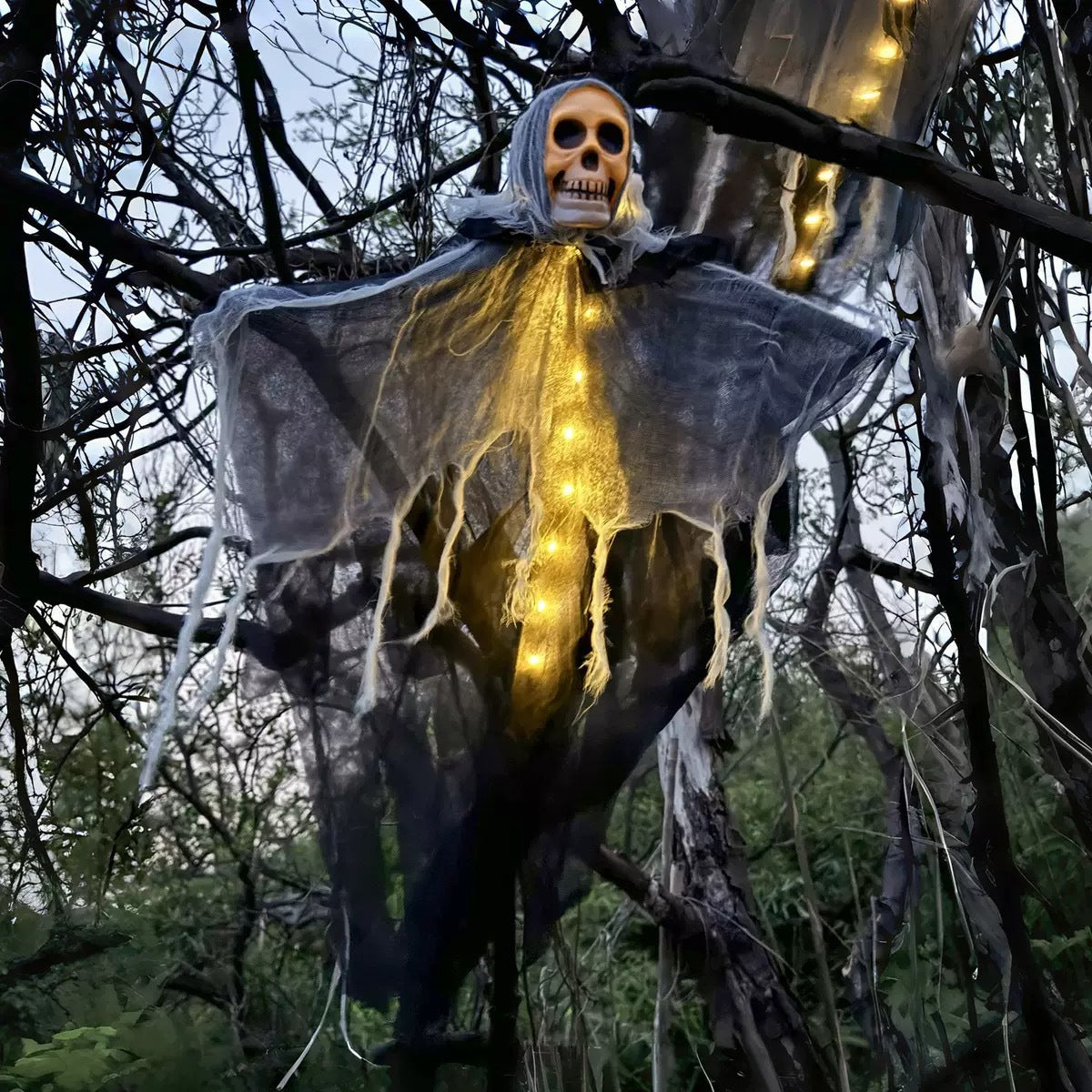 Halloween Decorations Horror Hanging Ghost Skull Skeleton Prop Perfect For Home Outdoor Yard Party Supplies Festival Decorations - Bests Sale
