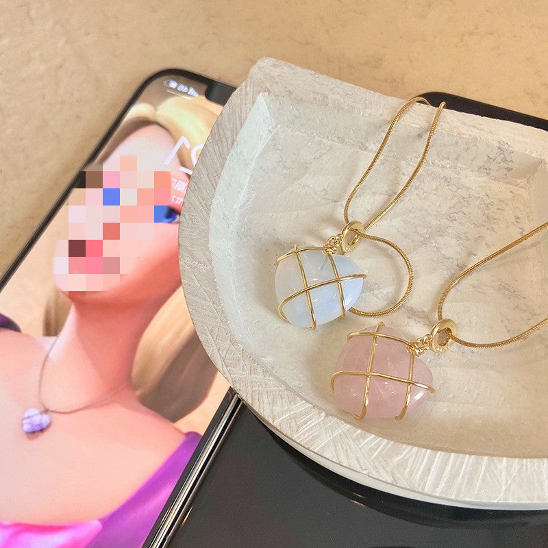 Fashion Moonstone Necklace For Cartoon Princess Love Girl Necklace Novelty Jewelry - Bests Sale