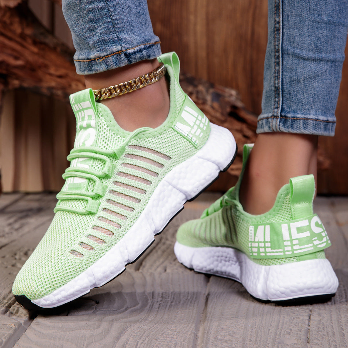 Couple's Breathable Casual Sneaker Hollow Running - Bests Sale