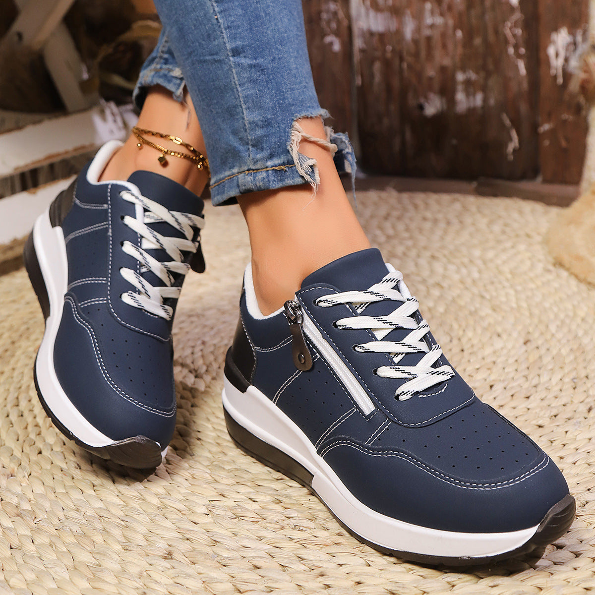 Casual Fashion All-matching Plus Size Sneakers - Bests Sale