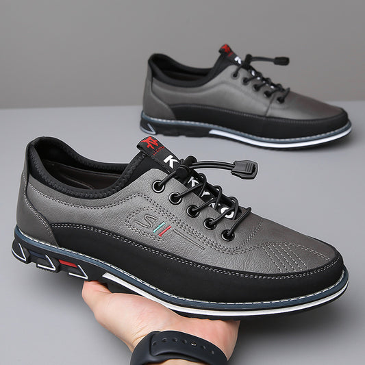 Genuine Leather Sports Comfortable And Non-slip Waterproof Leather Shoes Men's - Bests Sale
