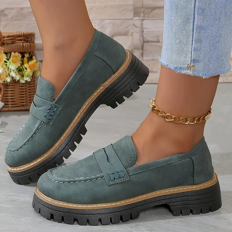 Fashion Casual Matte British Style Women's Shoes - Bests Sale
